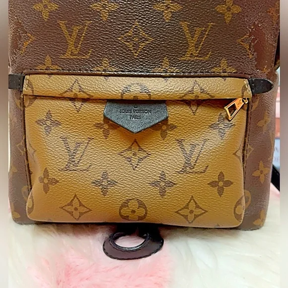 Louis Vuitton RETAIL $1,850 Brown Tan Monogram Backpack-Include the LV Box-dusty - Picture 10 of 15